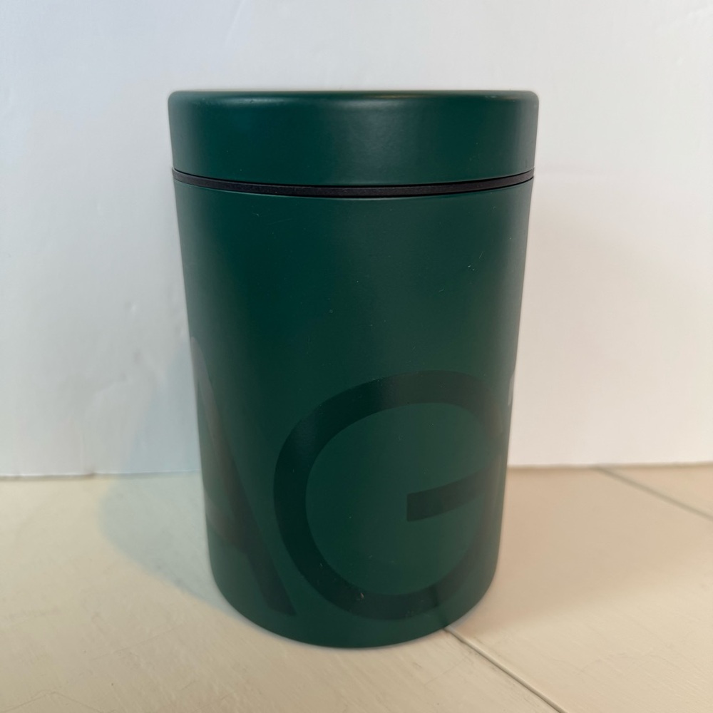 AG1 Green Metal Storage Canister
